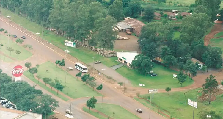 Imagem aérea da Madipê em 2001