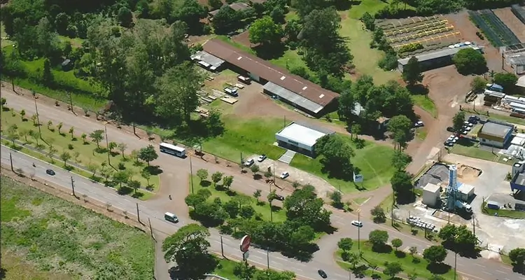 Imagem aérea da Madipê em 2015