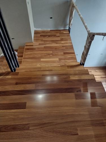 Assoalho de Cumarú 10cm TG4 em área interna
