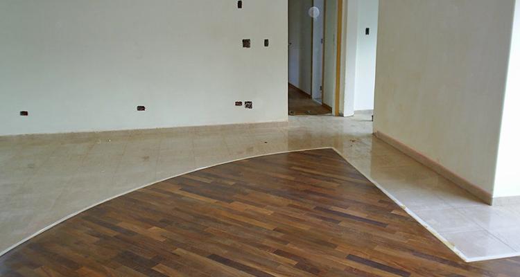 Detalhe do Assoalho de Ipê 7cm TG4 em madeira de Ipê