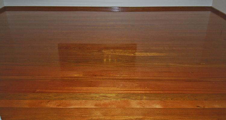 Detalhe do Assoalho de Jatobá 10cm Tradicional em ambiente interno