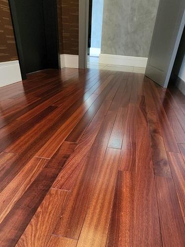 Paginação do Assoalho de Muirapiranga Envernizado 6cm TG4