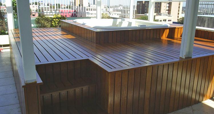 Acabamento natural do Deck de Cumarú 10cm