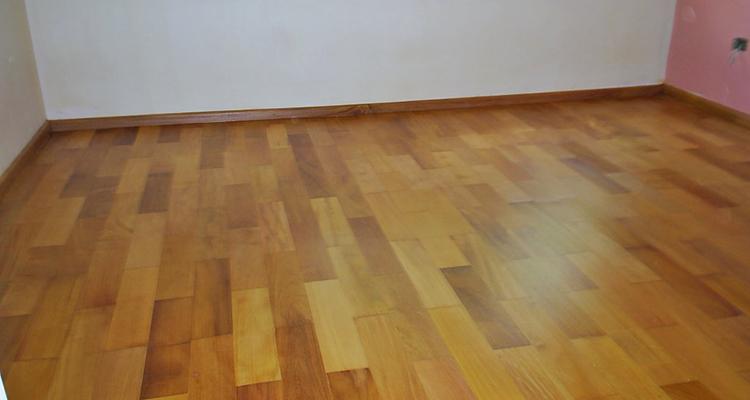 Ambiente com Tacão de Garapa 10cm x 40cm em madeira maciça