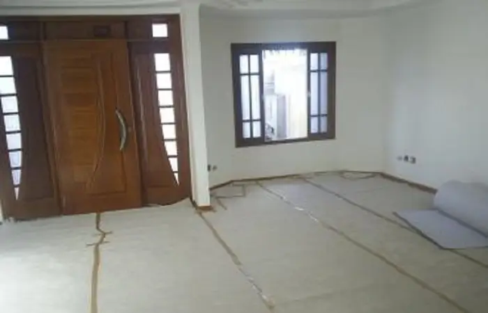 Proteção do piso de madeira durante a obra