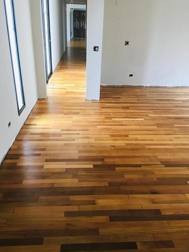 Ambiente com Assoalho de Tatajuba 6,5cm TG4