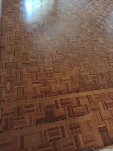 Ambiente com Parquet de Ipê