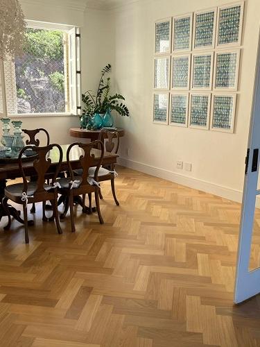 Ambiente com Tacão de Tauari 10cm x 40cm