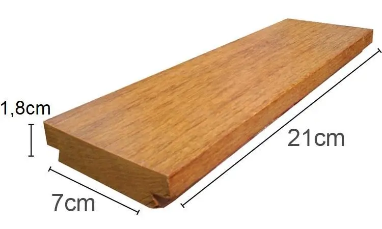 [Medida de Taco 7cm x 21cm]